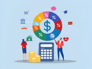 chart showing monthly expenses